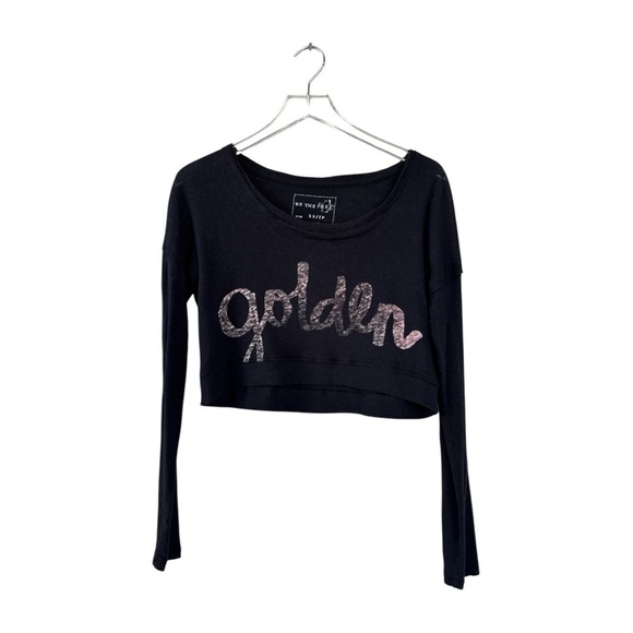 We The Free Tops - We the Free Golden Cropped Long Sleeve Tee Size XS